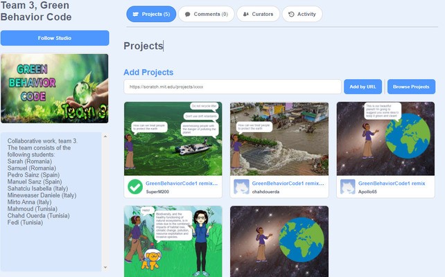 Green Behavior Code | Code Week