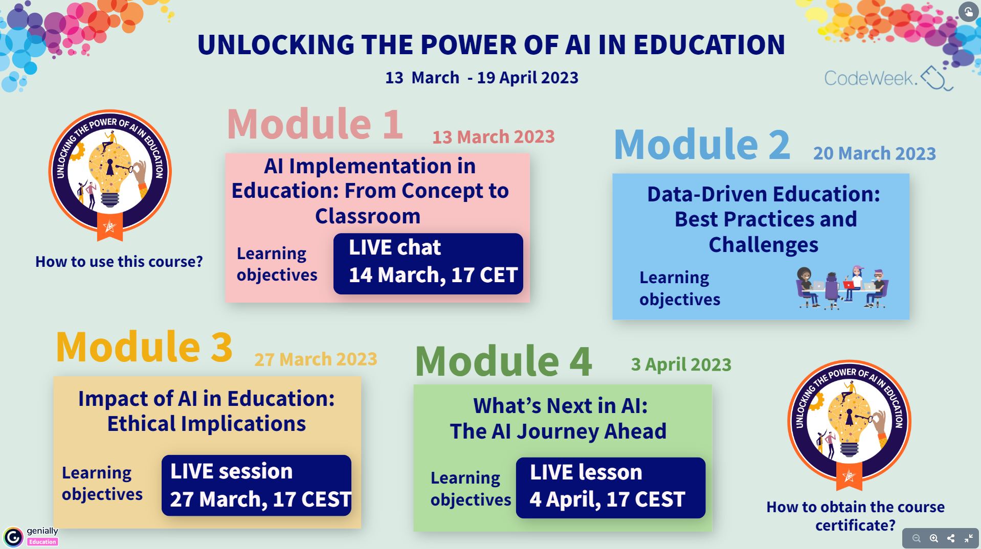 Unlocking the Power of AI in Education MOOC: A Brief Summary | Code Week