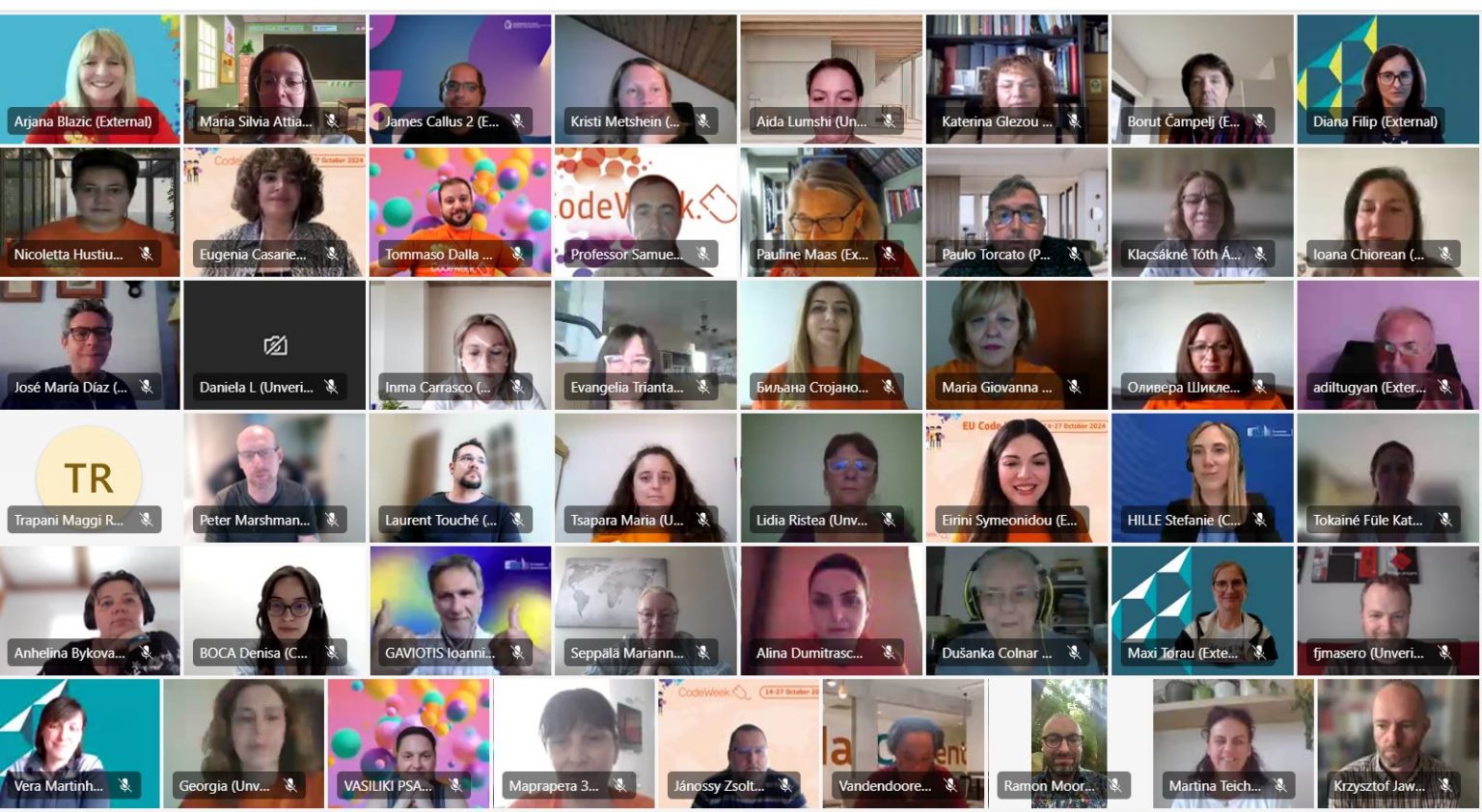 EU Code Week Online Community Meeting: Driving Digital Literacy Forward ...