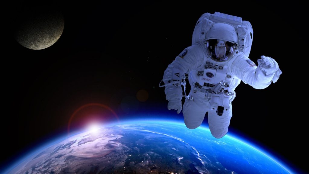 Astronaut in space