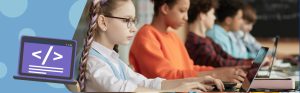Banner Coding at Primary School Matija Gubec in Cernik, Croatia