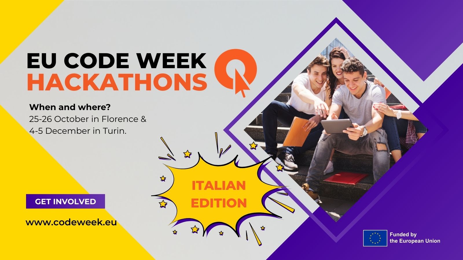 EU Code Week Hackathons – Italian Edition 🇮🇹