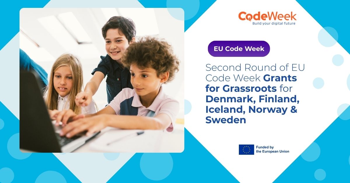 Second Round: Small Grants for Grassroots Coding Projects in Denmark, Finland, Iceland, Norway &#038; Sweden