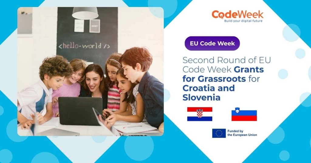 Second Round of EU Code Week Grants for Grassroots for Croatia and Slovenia