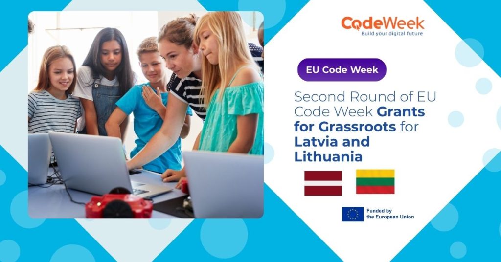 Second Round of EU Code Week Grants for Grassroots for Latvia and Lithuania