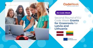 Second Round of EU Code Week Grants for Grassroots for Latvia and Lithuania