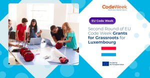 Second Round of EU Code Week Grants for Grassroots for Luxembourg