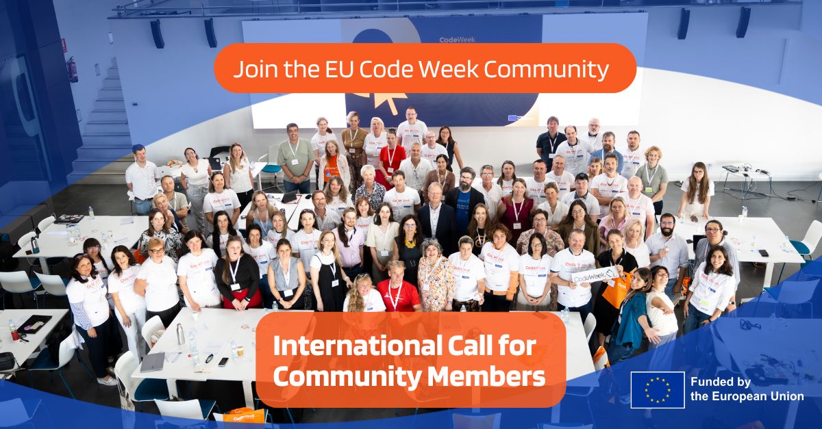 Join the EU Code Week Community: International Call for Community Members
