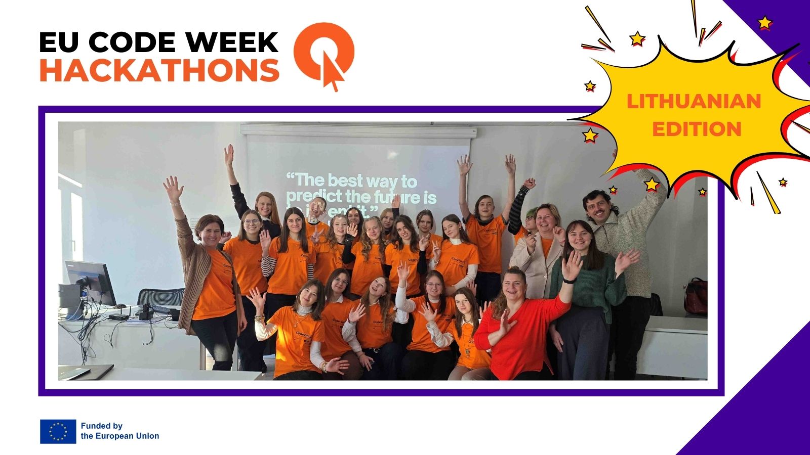 From Code to Community: Lithuanian students win the national EU Code Week Hackathon and advance to the European Final