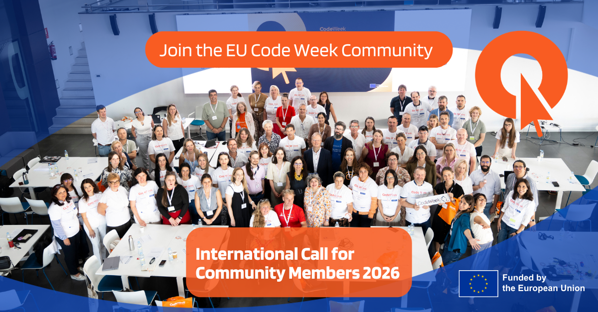 Join the EU Code Week Community: International Call for Community Members 2026