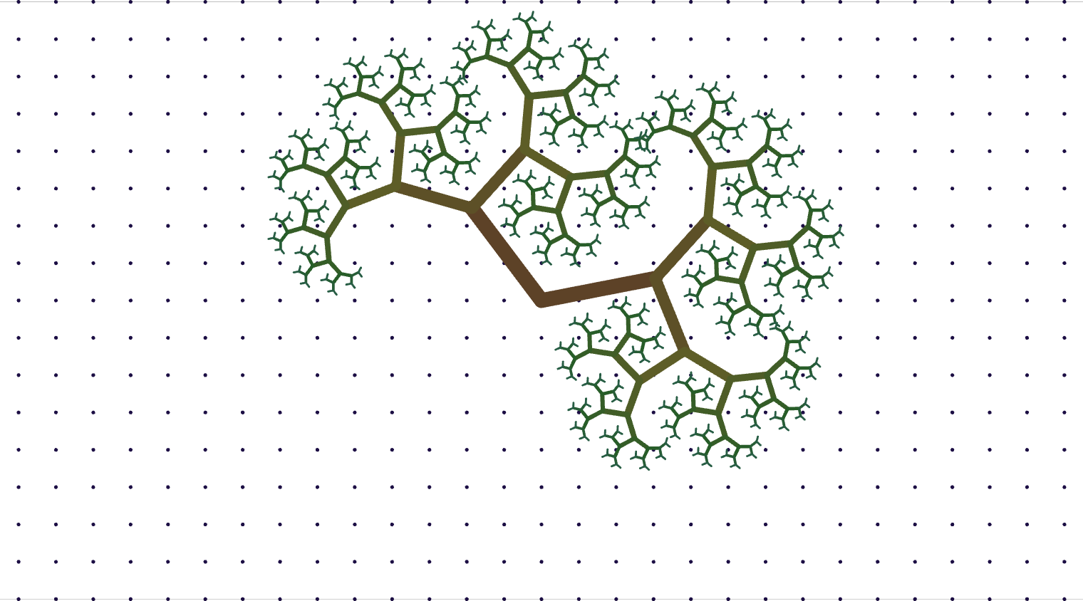 Visnos fractal simulation