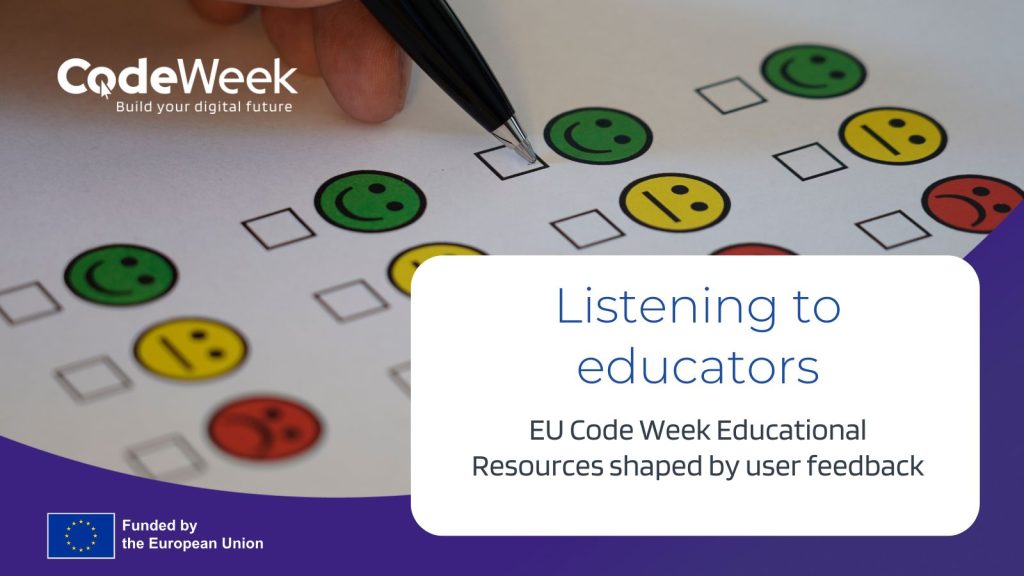 EU Code Week Educational Resources shaped by user feedback