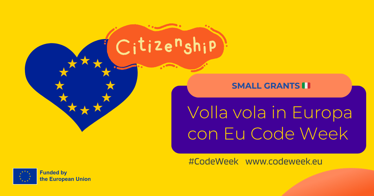 Volla vola in Europa con EU Code Week