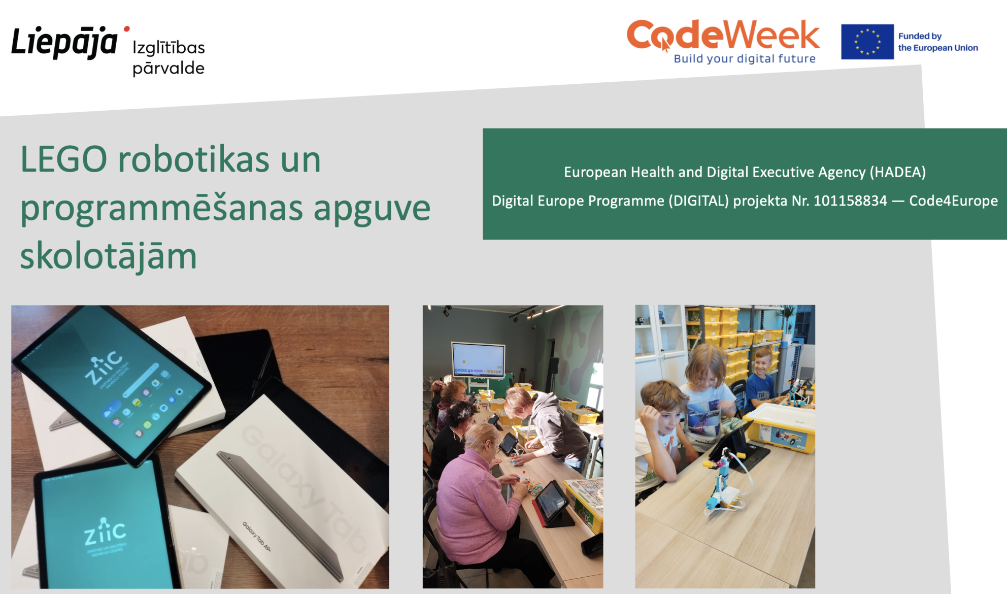 LEGO Robotics and Programming Training for Teachers